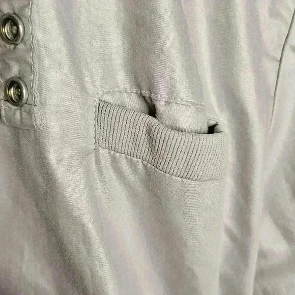 Vintage Gray Bomber Jacket, Size 2, Unbranded - Picture 2 of 8